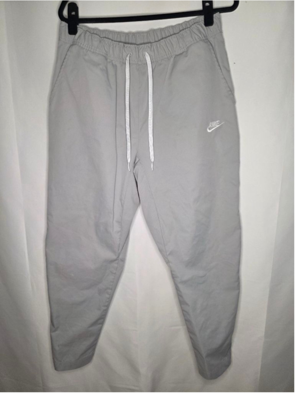 Men's Nike Gray & White Sweatpants & Joggers L